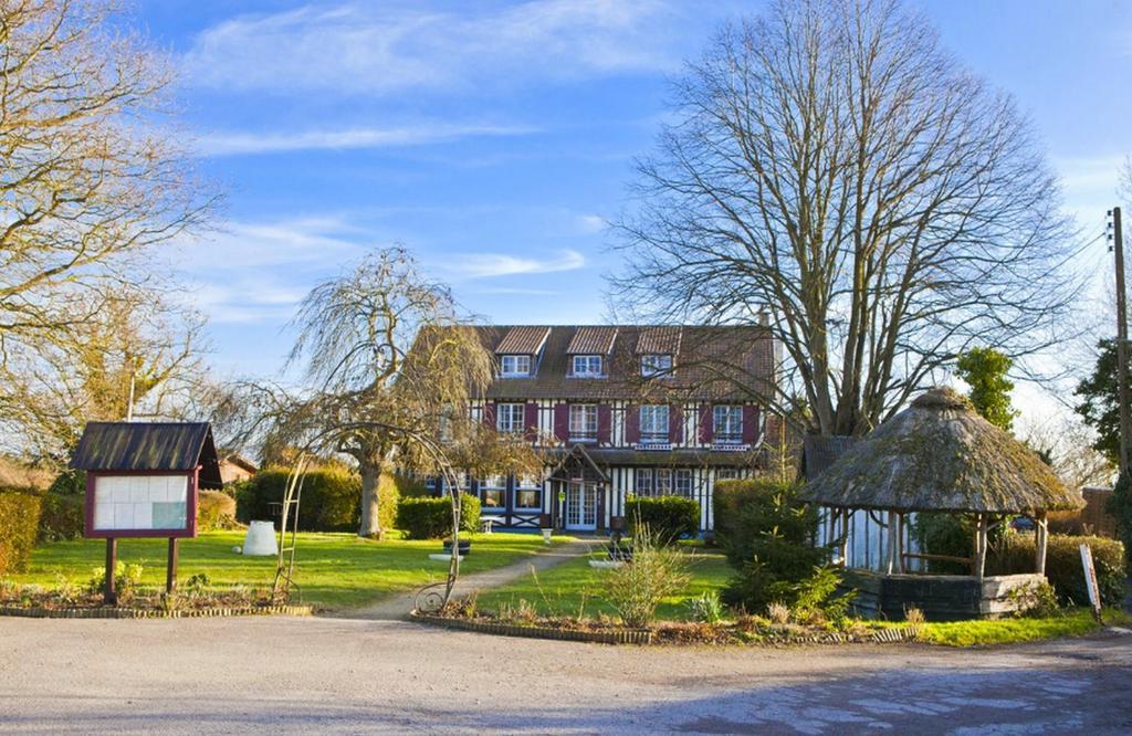 Logis Auberge Des Aulnettes เอรูวิลล์-แซ็งต์-แคลร์ ภายนอก รูปภาพ