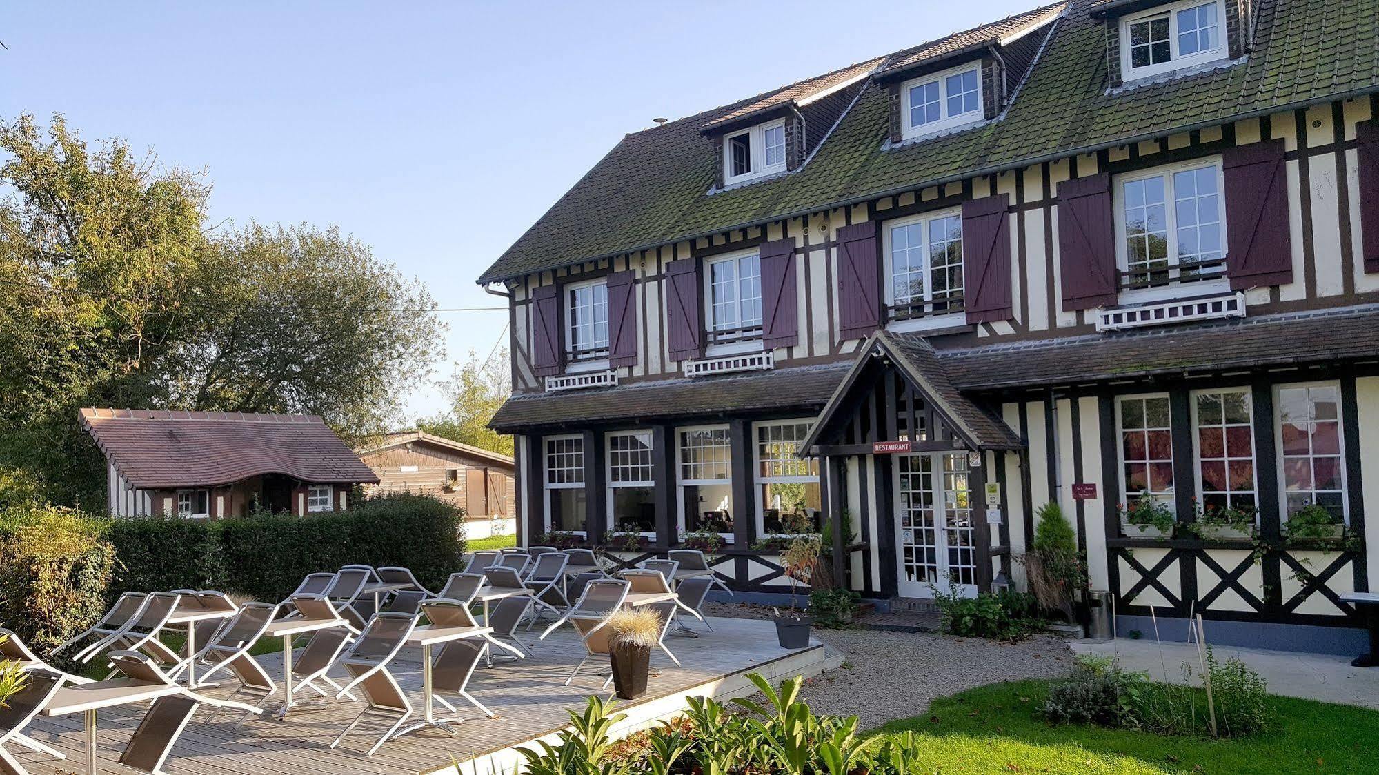 Logis Auberge Des Aulnettes เอรูวิลล์-แซ็งต์-แคลร์ ภายนอก รูปภาพ